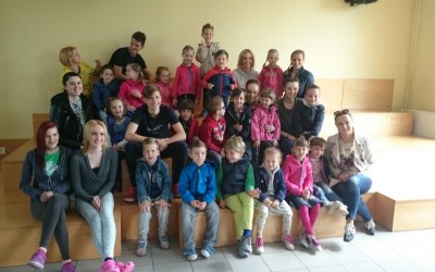 Obiskali so nas otroci iz vrtca Trnovo